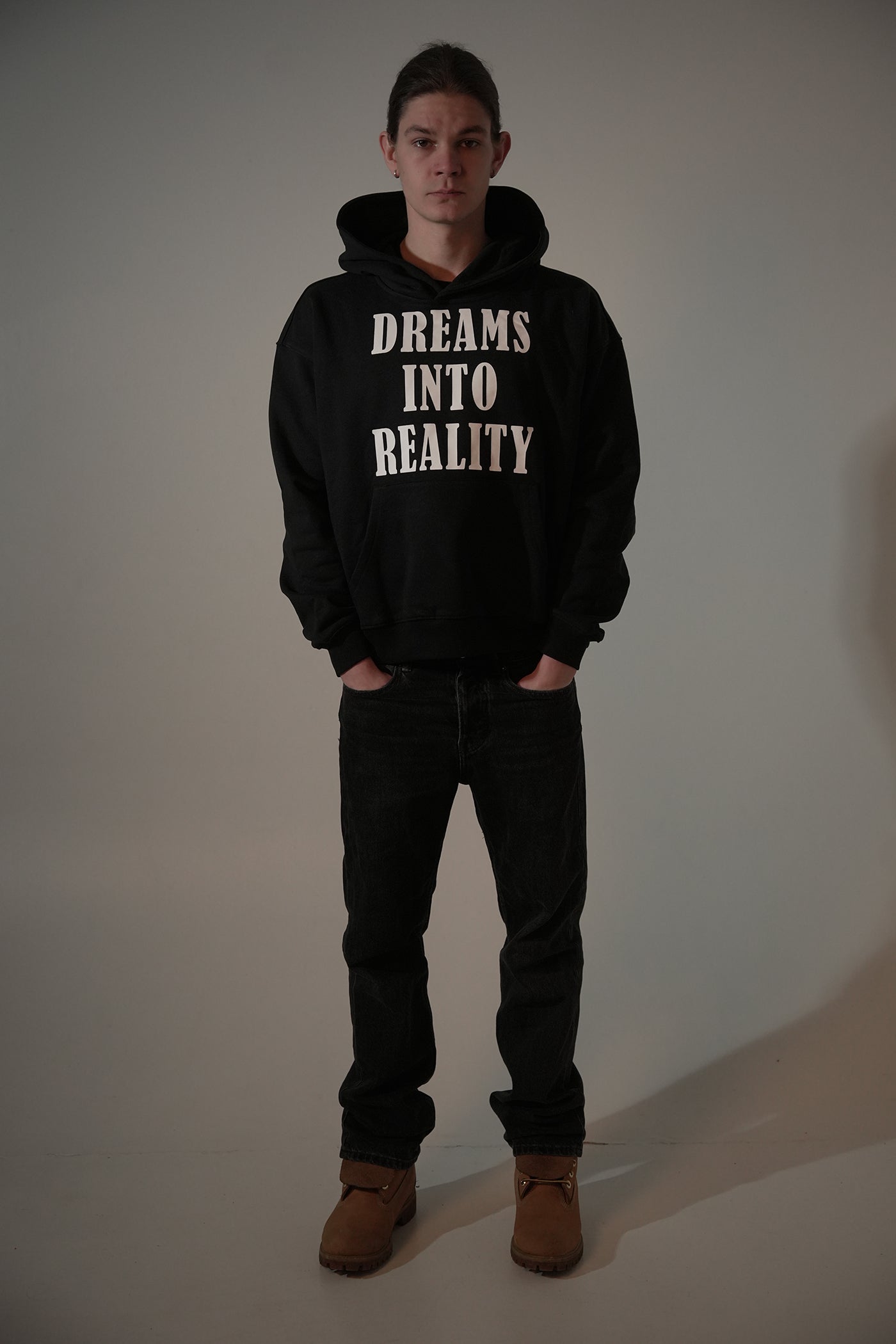 DIR HOODIE in BLACK